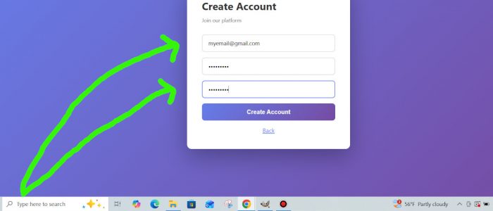 Step 3 - Entering Your Details