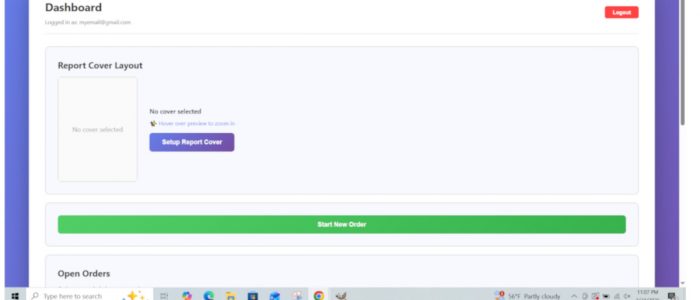 Step 5 - Your Dashboard and Order Center