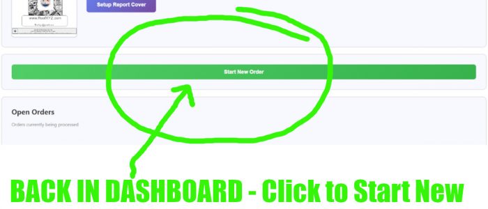 Ordering a Report/Estimate